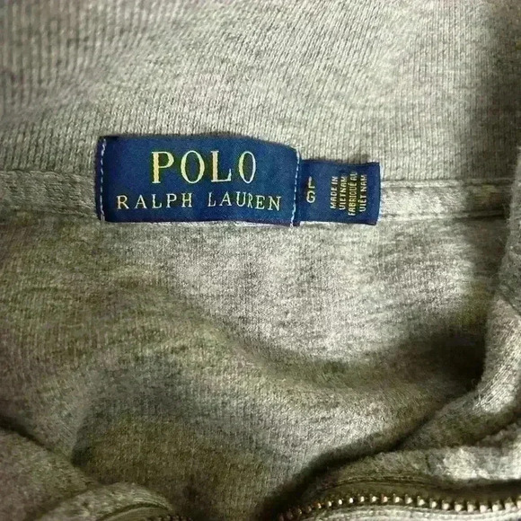 Men’s heavy Polo Ralph Lauren pull over size large - Picture 3 of 3